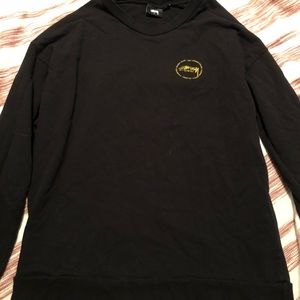 Black Stussy Crewneck